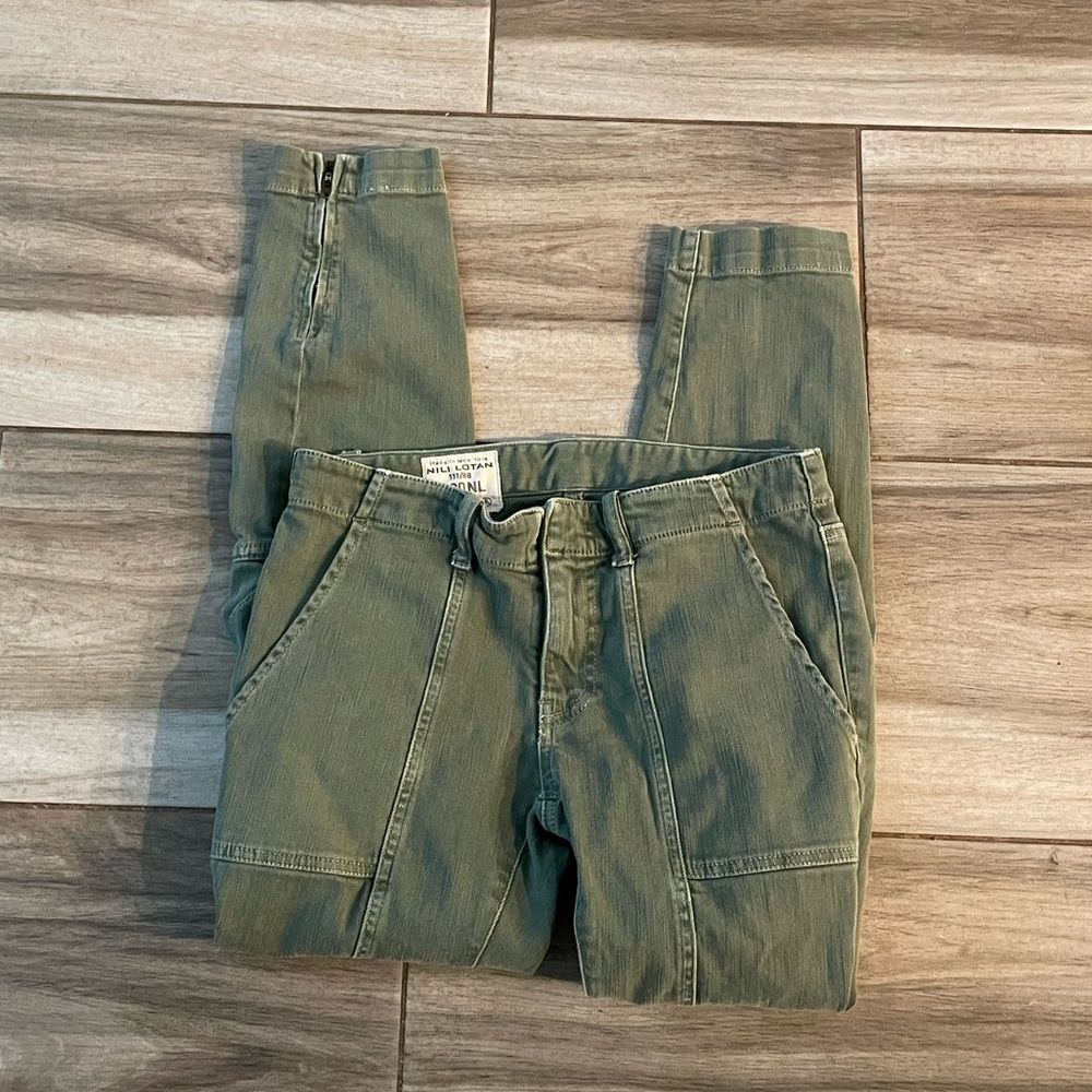 Nili Lotan cropped military pants